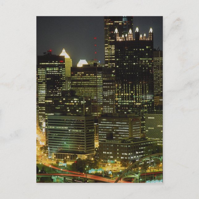 Cartão Postal Ponte de Monongahela e Fort Pittsburgh, Penn (Frente)