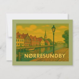 Cartão Postal Ponte de Nørresundby Dinamarca