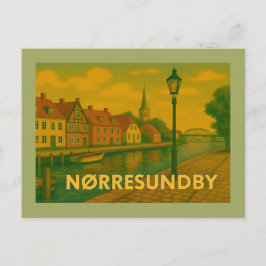 Cartão Postal Ponte de Nørresundby Dinamarca
