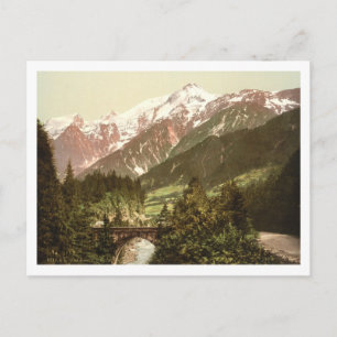 Cartão Postal Ponte de St Marie, Vale de Chamonix, França