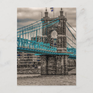 Cartão Postal Ponte de Suspensão de John A Roebling 2