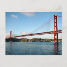 Cartão Postal Ponte de Suspensão de Lisboa