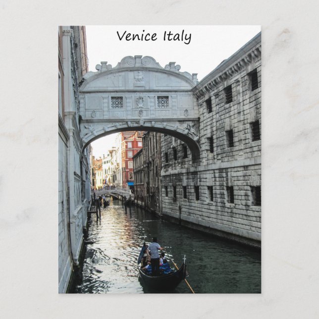 Cartão Postal Ponte de Veneza dos Porcos (Frente)