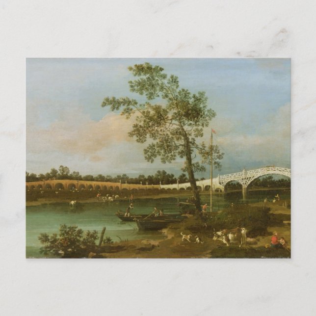 Cartão Postal Ponte de Walton, 1755 (óleo na canvas) (Frente)