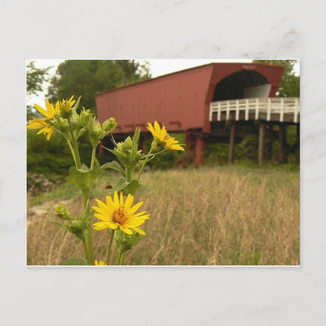 Cartão Postal Ponte do Condado de Madison (Frente)