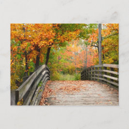 Cartão Postal Ponte do outono