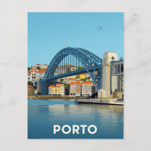 Cartão Postal Ponte do Porto Rio Douro Paisagem Urbana
