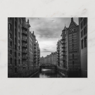 Cartão Postal Ponte do rio Black and White Storehouse