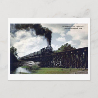 Cartão Postal Ponte do Sul sobre o rio Suwannee