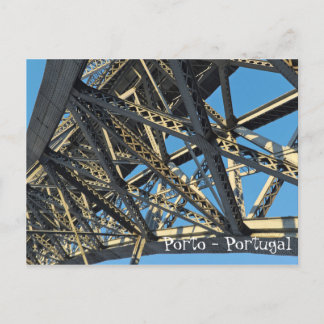 Cartão Postal Ponte Dom Luis no Porto. Portugal