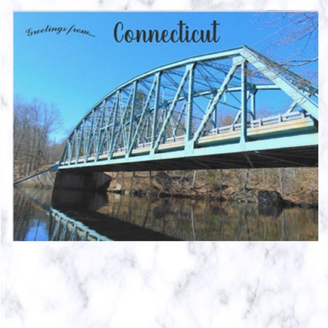 Cartão Postal Ponte em Canterbury Connecticut (Criador carregado)