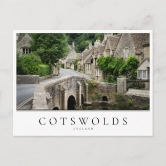 Cartão Postal Ponte em Castle Combe nos Cotswolds, Inglaterra