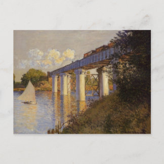 Cartão Postal Ponte ferroviária na Argentina