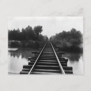 Cartão Postal Ponte Ferroviária Século XIX