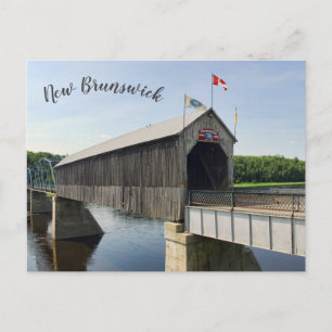 Cartão Postal Ponte Florenceville New Brunswick Canadá