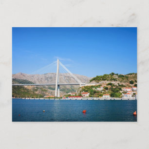 Cartão Postal Ponte Franjo Tudjman em Dubrovnik