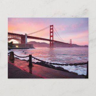 Cartão Postal Ponte Golden Gate ao Crepúsculo