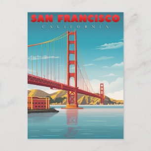 Cartão Postal Ponte Golden Gate - Marco de São Francisco