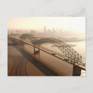 Cartão Postal Ponte Hernando de Soto em Memphis