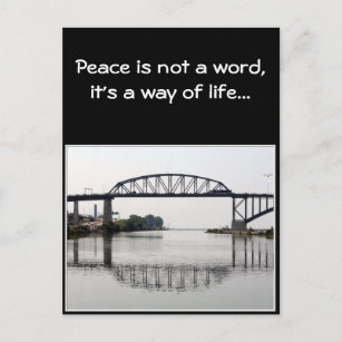 Cartão Postal Ponte Internacional para a Paz