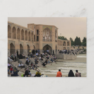 Cartão Postal Ponte Isfahan, Irã