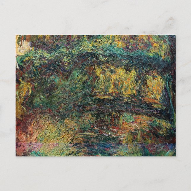 Cartão Postal Ponte Japonesa - Claude Monet (Frente)