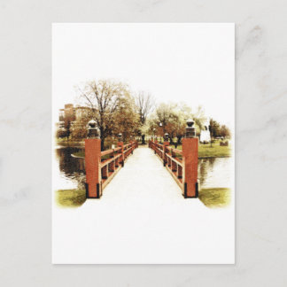 Cartão Postal Ponte Japonesa de Huntsville, Alabama