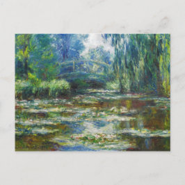 Cartão Postal Ponte Japonesa e Monet Fine Art