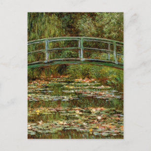 Cartão Postal Ponte Japonesa Francesa Monet Giverney