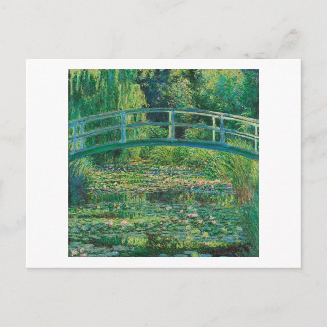 Cartão Postal Ponte Japonesa (Water-Lily Pond), Monet (Frente)