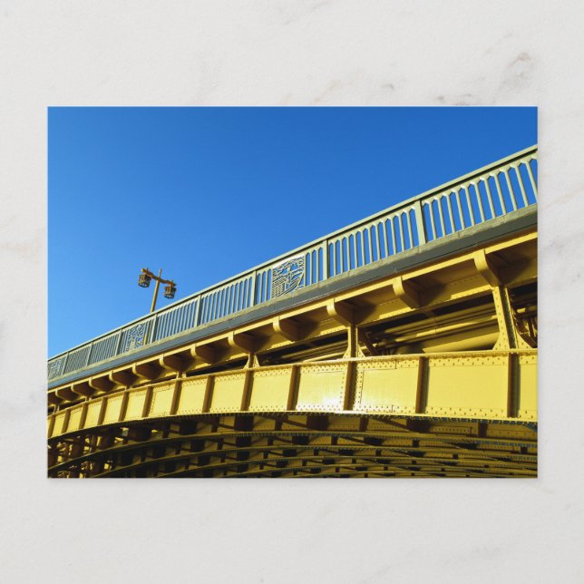 Cartão Postal Ponte Kuramae: Tóquio, Japão (Frente)