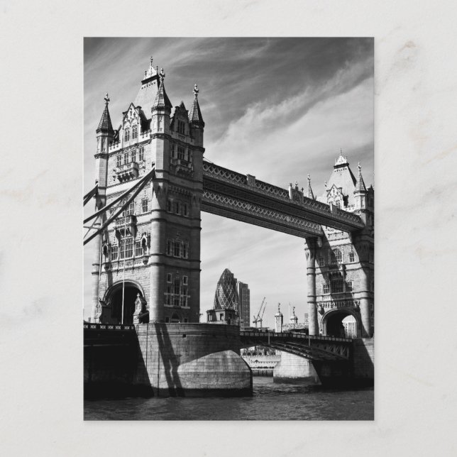 Cartão Postal Ponte Londres da torre (Frente)