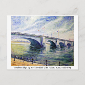 Cartão Postal Ponte Londres por Alfred Zwiebel