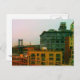 Cartão Postal Ponte Manhattan e edifício do Estado Império (Frente/Verso)