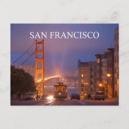 Cartão Postal Ponte ouro - Califórnia - São Francisco