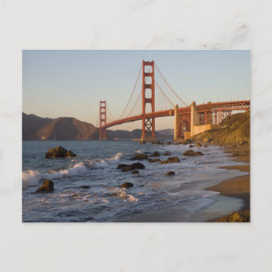 Cartão Postal Ponte ouro de Portão de Baker Beach