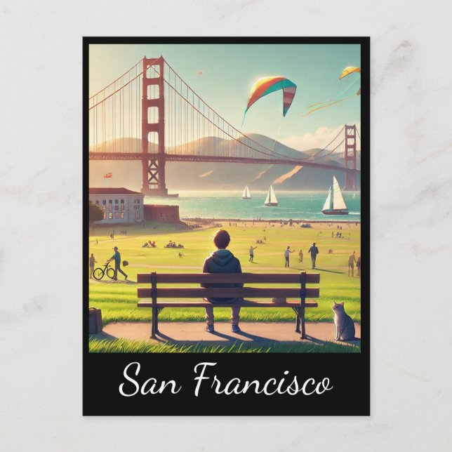 Cartão Postal Ponte Ouro de São Francisco (Frente)