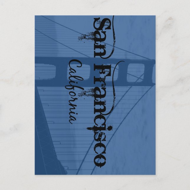 Cartão Postal Ponte Ouro de São Francisco (Frente)