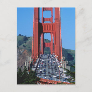 Cartão Postal Ponte ouro e Baía de São Francisco