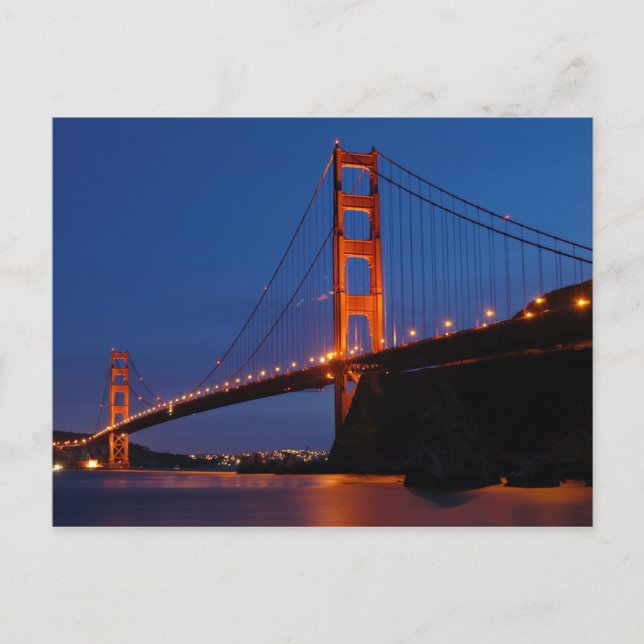 Cartão Postal Ponte ouro Gate (Frente)