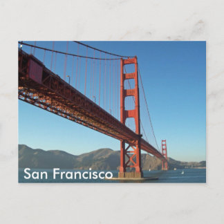 Cartão Postal Ponte ouro Gate, São Francisco
