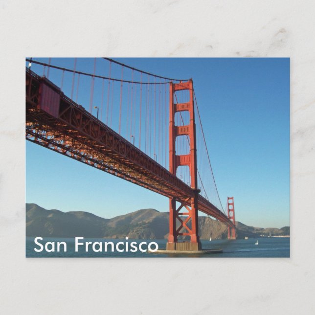 Cartão Postal Ponte ouro Gate, São Francisco (Frente)