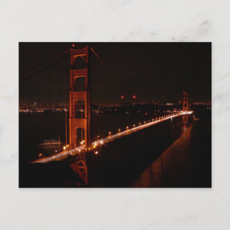 Cartão Postal Ponte ouro Portão à Noite