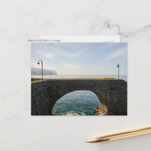 Cartão Postal Ponte panorâmica em Ponta do Sol, Madeira