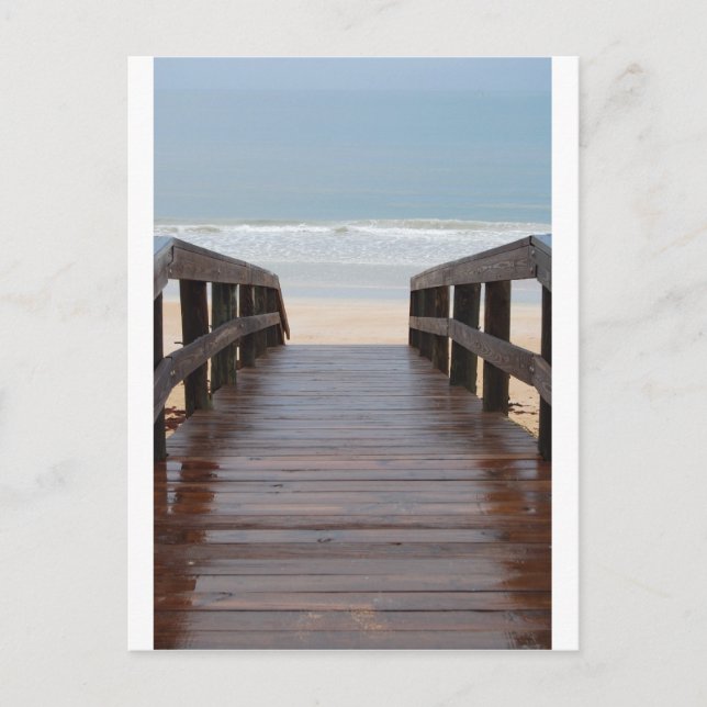 Cartão Postal Ponte para a praia (Frente)