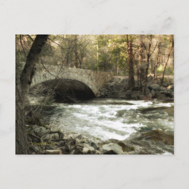 Cartão Postal Ponte Pohono, Yosemite (Frente)