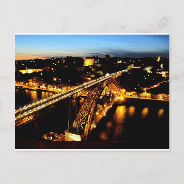 Cartão Postal Ponte - Ponte Luís I _ Porto - Portugal (Frente)