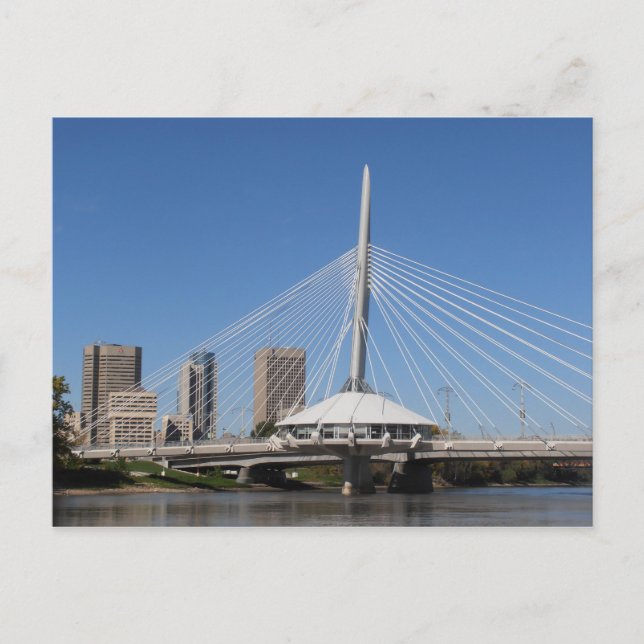 Cartão Postal Ponte Provencher de Winnipeg (Frente)