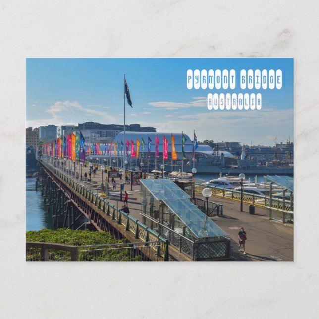 Cartão Postal Ponte Pyrmont (Frente)