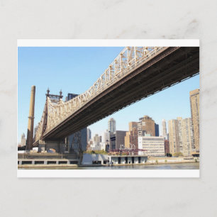 Cartão Postal Ponte Queensborough e Manhattan